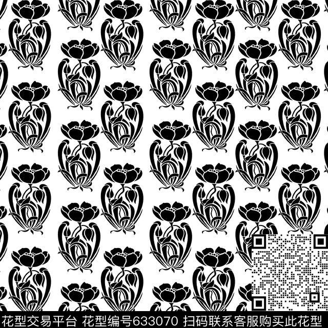 花朵花卉传统印花华亿平台下载（图片编号: 633070） - 瓦栏（Walan）