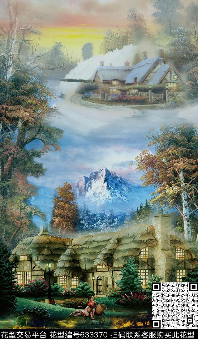 流行时尚数码建筑数码印花华亿平台下载（图片编号: 633370） - 瓦栏（Walan）