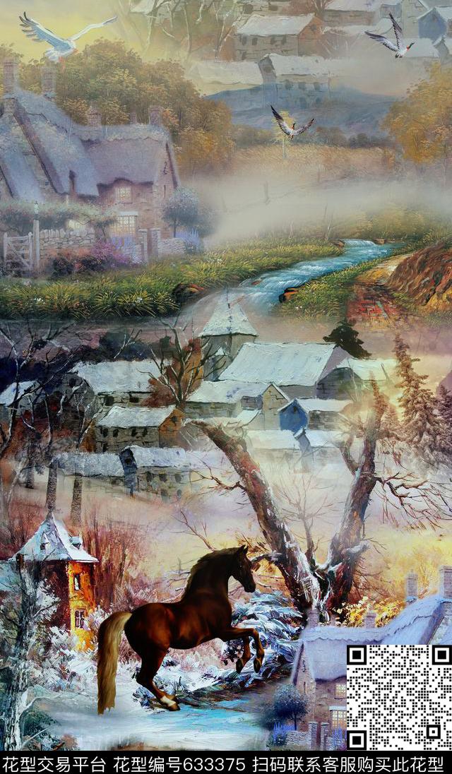 马流行时尚数码数码印花华亿平台下载（图片编号: 633375） - 瓦栏（Walan）