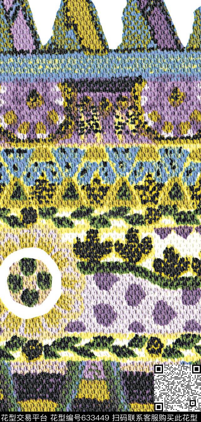 民族风欧美数码印花华亿平台下载（图片编号: 633449） - 瓦栏（Walan）