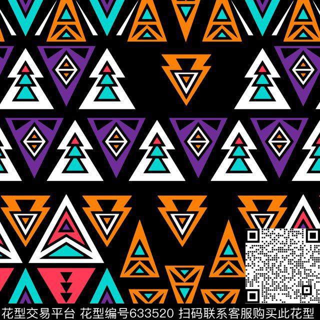东南亚非洲图腾数码印花华亿平台下载（图片编号: 633520） - 瓦栏（Walan）