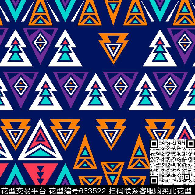 东南亚非洲图腾数码印花华亿平台下载（图片编号: 633522） - 瓦栏（Walan）
