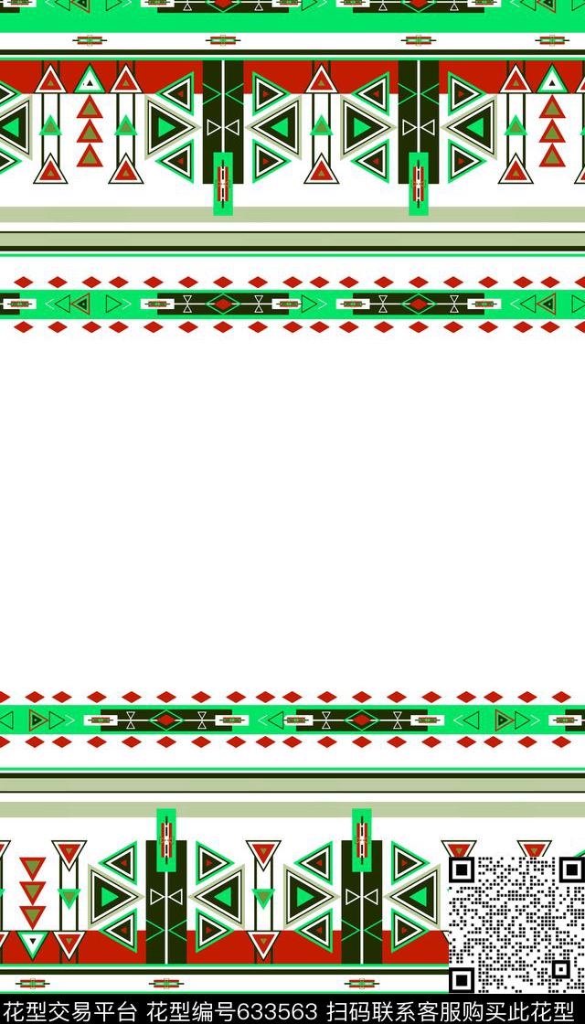 波西米亚巴西非洲数码印花华亿平台下载（图片编号: 633563） - 瓦栏（Walan）