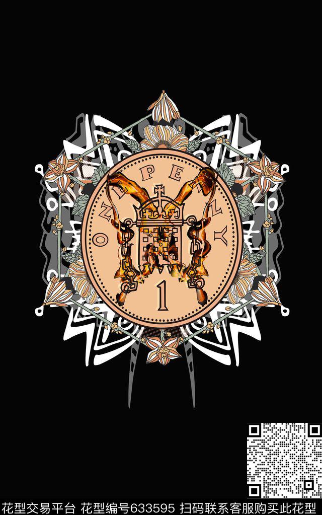 趣味潮流T恤数码印花华亿平台下载（图片编号: 633595） - 瓦栏（Walan）