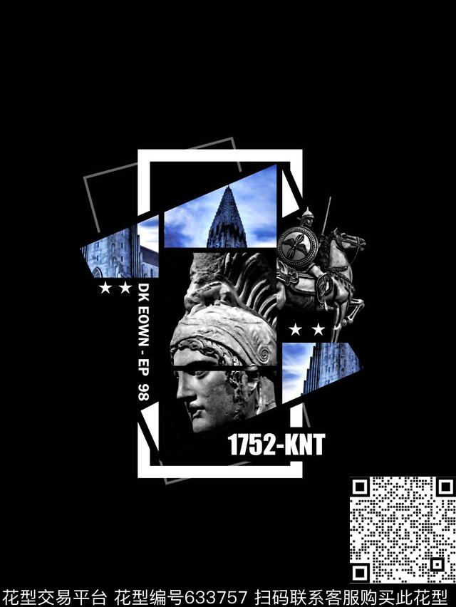 石膏人头像马男装T恤数码印花华亿平台下载（图片编号: 633757） - 瓦栏（Walan）