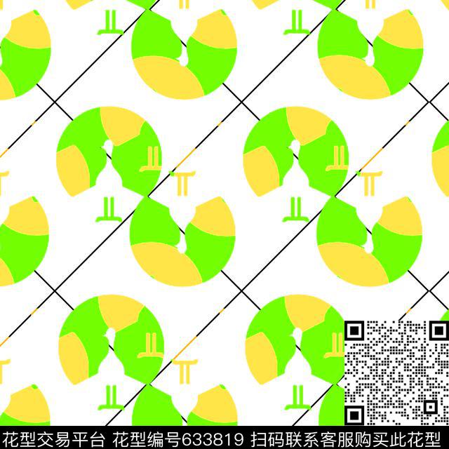 动物纹时尚流行几何传统印花华亿平台下载（图片编号: 633819） - 瓦栏（Walan）