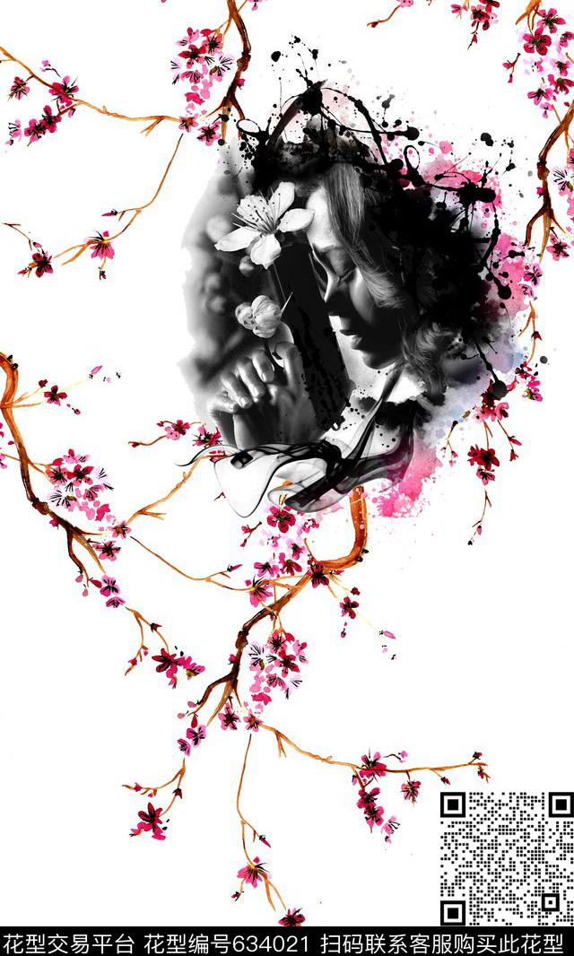 定位女装定位华亿平台小碎花数码印花华亿平台下载（图片编号: 634021） - 瓦栏（Walan）