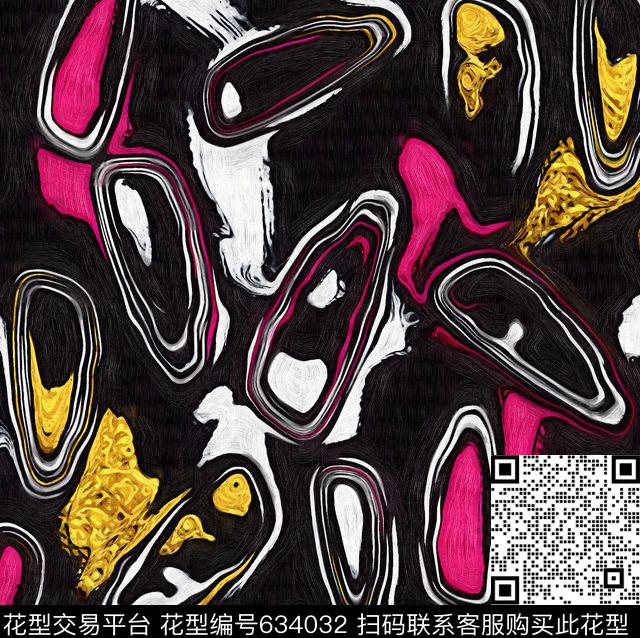 男装油画笔触数码印花华亿平台下载（图片编号: 634032） - 瓦栏（Walan）