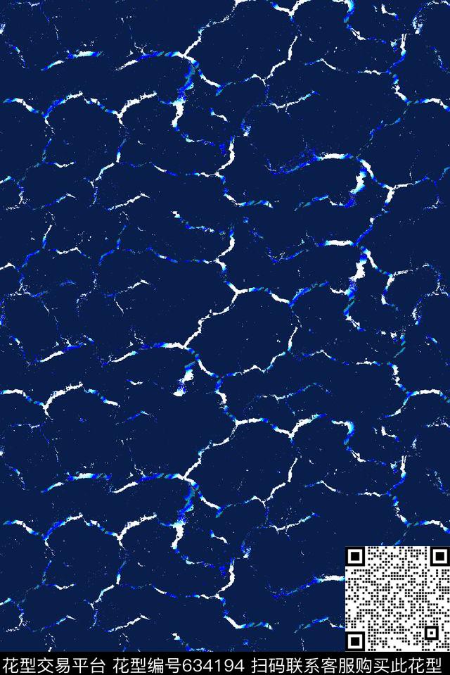 抽象水纹时尚潮流手绘大自然肌理纹理传统印花华亿平台下载（图片编号: 634194） - 瓦栏（Walan）