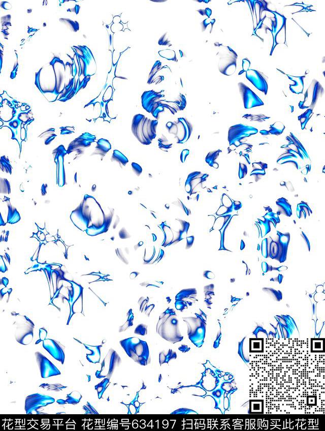 男女装家纺印花图案抽象水纹趣味几何传统印花华亿平台下载（图片编号: 634197） - 瓦栏（Walan）
