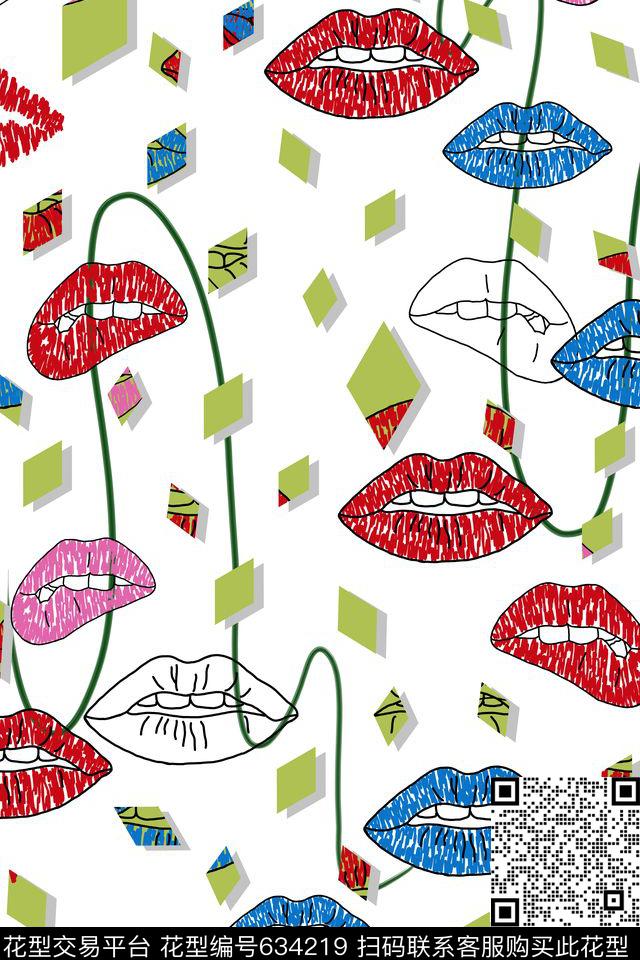 L.D~线条L.D~几何格子条纹L.D~趣味传统印花华亿平台下载（图片编号: 634219） - 瓦栏（Walan）