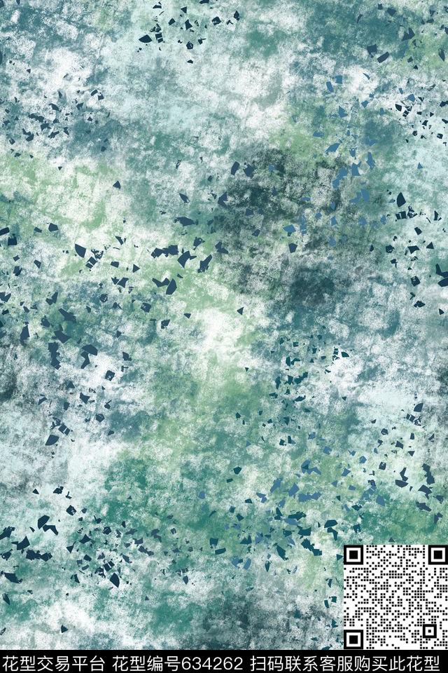 个性女装肌理笔刷数码印花华亿平台下载（图片编号: 634262） - 瓦栏（Walan）