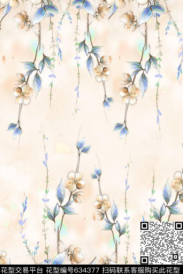 面料花花朵花卉数码印花华亿平台下载（图片编号: 634377） - 瓦栏（Walan）
