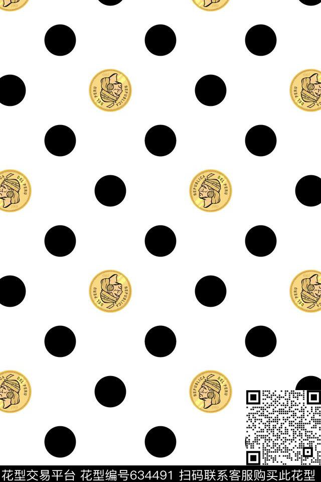 波点女装印花金币数码印花华亿平台下载（图片编号: 634491） - 瓦栏（Walan）