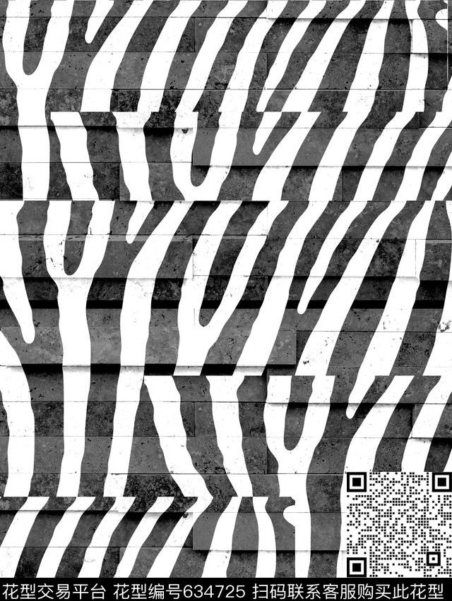 斑马纹现代服装传统印花华亿平台下载（图片编号: 634725） - 瓦栏（Walan）
