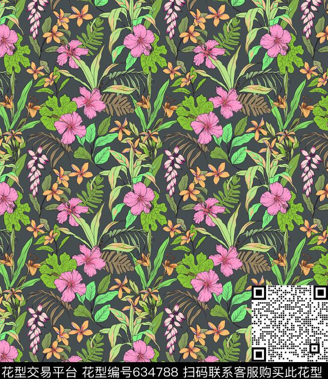 2017tropicalflamingo数码印花华亿平台下载（图片编号: 634788） - 瓦栏（Walan）