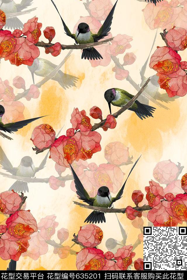 旗袍连衣裙中国风数码印花华亿平台下载（图片编号: 635201） - 瓦栏（Walan）