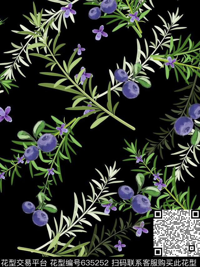 花卉传统印花华亿平台下载（图片编号: 635252） - 瓦栏（Walan）