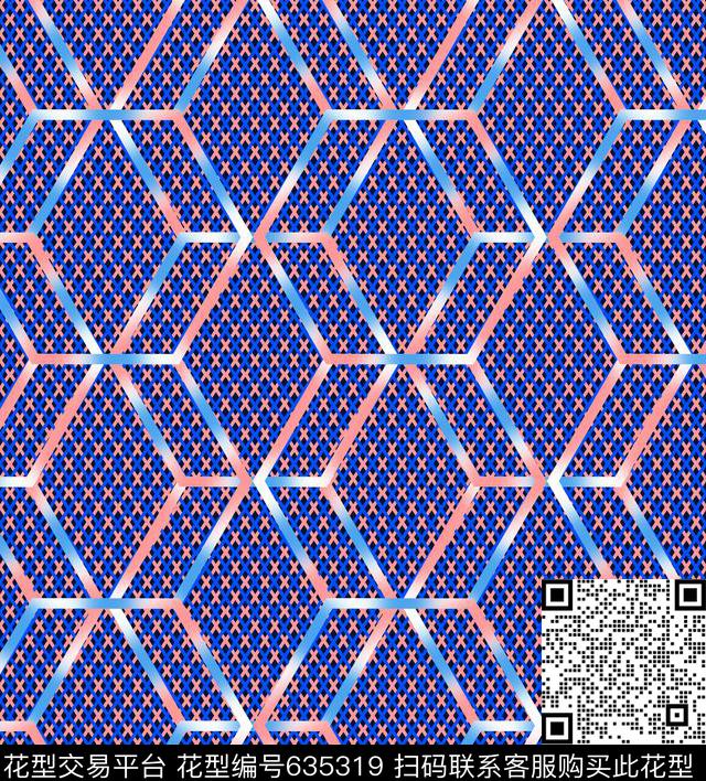 重金属几何图形传统印花华亿平台下载（图片编号: 635319） - 瓦栏（Walan）