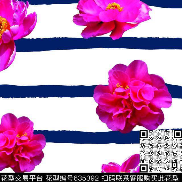 花朵花卉数码印花华亿平台下载（图片编号: 635392） - 瓦栏（Walan）