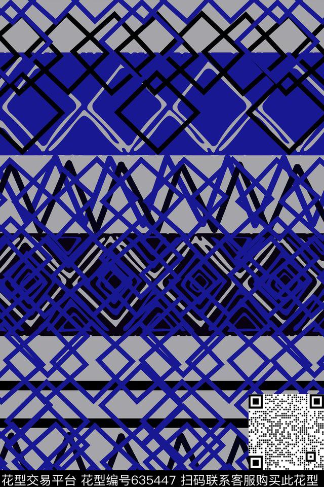 几何裤子女装传统印花华亿平台下载（图片编号: 635447） - 瓦栏（Walan）