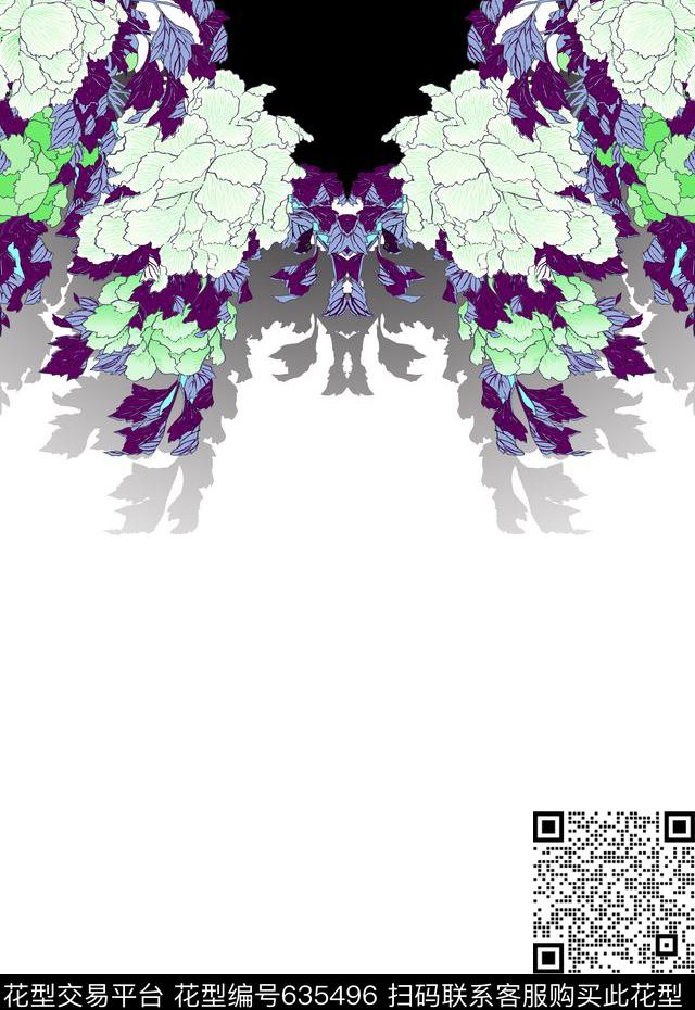 衬衫T恤男装渐变数码印花华亿平台下载（图片编号: 635496） - 瓦栏（Walan）