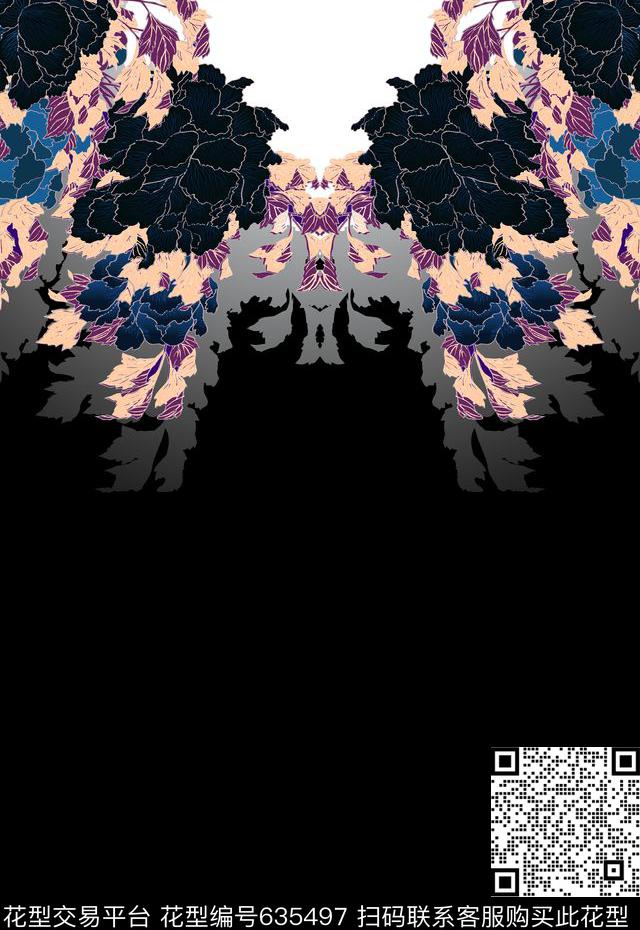 衬衫T恤男装渐变数码印花华亿平台下载（图片编号: 635497） - 瓦栏（Walan）