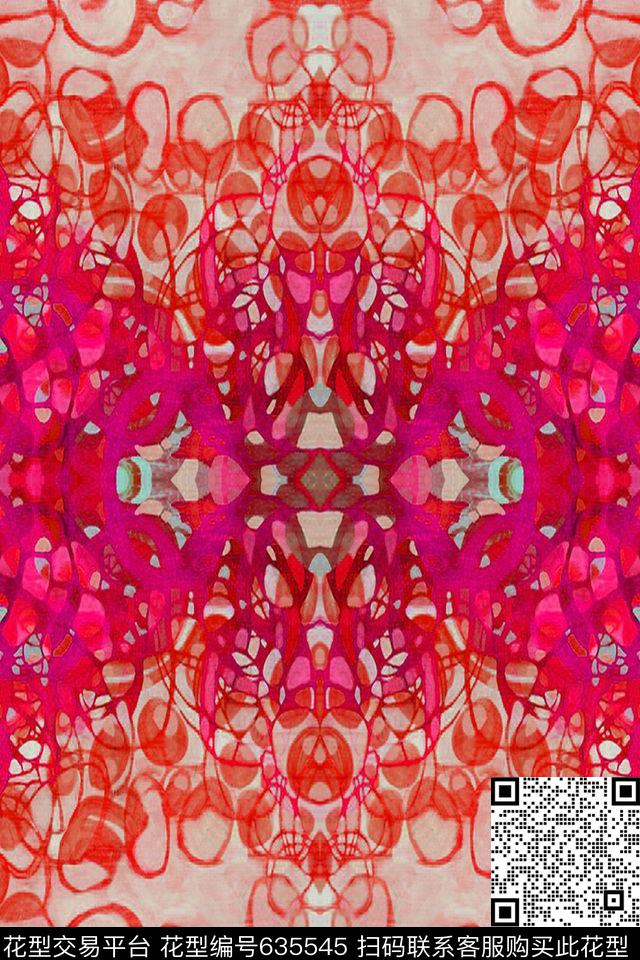 水彩植物水彩肌理水彩清新数码印花华亿平台下载（图片编号: 635545） - 瓦栏（Walan）