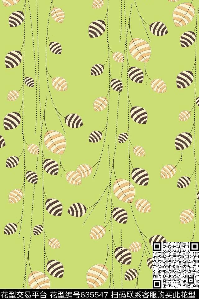 时尚清新植物叶子叶子传统印花华亿平台下载（图片编号: 635547） - 瓦栏（Walan）