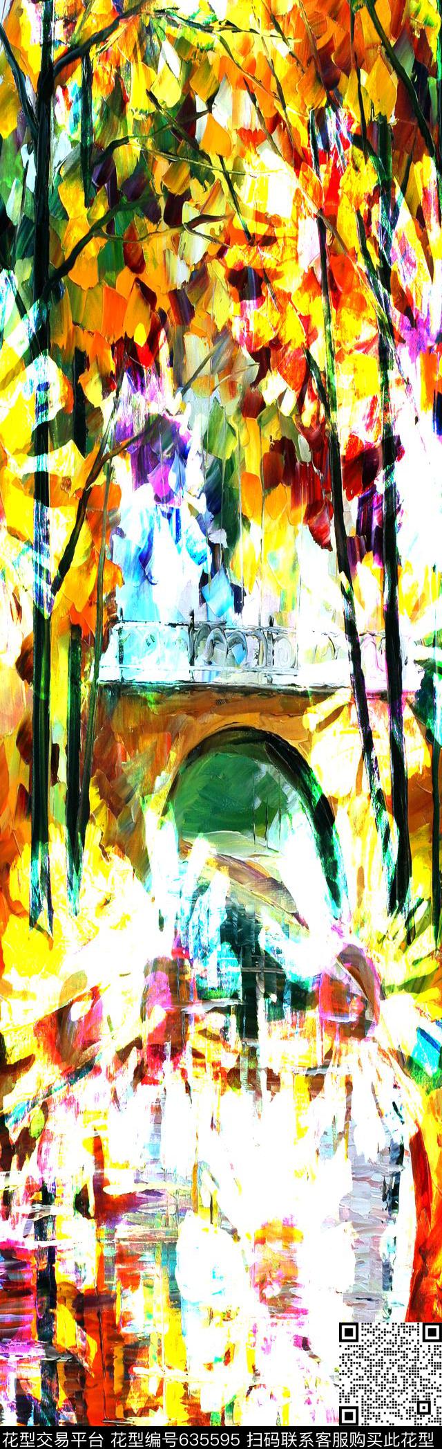 抽象彩图抽象长巾花纹抽象格形印花华亿平台下载（图片编号: 635595） - 瓦栏（Walan）