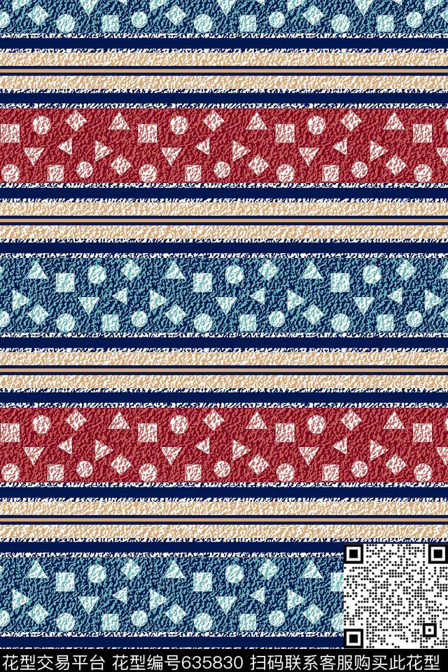 几何传统印花华亿平台下载（图片编号: 635830） - 瓦栏（Walan）