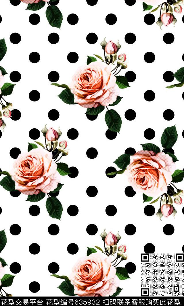 几何波点女装印花数码印花华亿平台下载（图片编号: 635932） - 瓦栏（Walan）