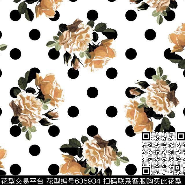 几何波点女装印花数码印花华亿平台下载（图片编号: 635934） - 瓦栏（Walan）