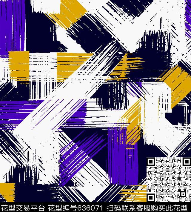 不规则几何几何传统印花华亿平台下载（图片编号: 636071） - 瓦栏（Walan）