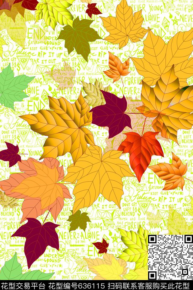 传统印花花卉乱花秋传统印花华亿平台下载（图片编号: 636115） - 瓦栏（Walan）