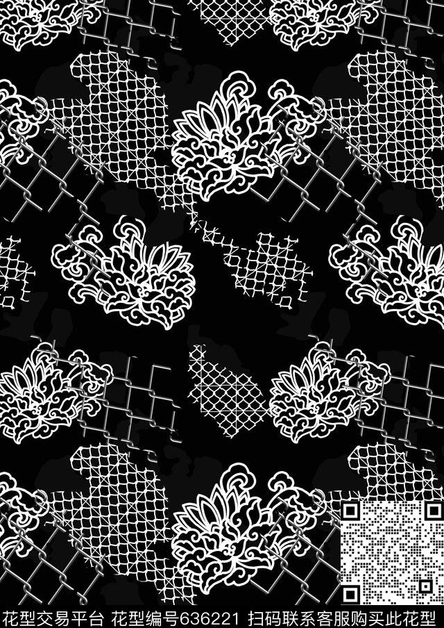 迷彩服朋克传统印花华亿平台下载（图片编号: 636221） - 瓦栏（Walan）