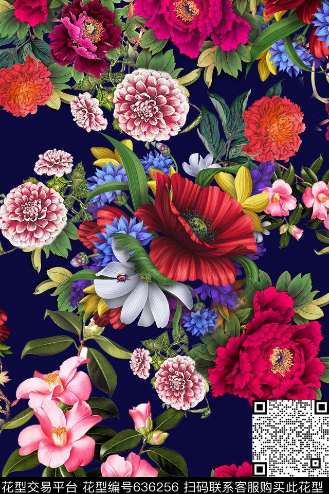 花数码印花华亿平台下载（图片编号: 636256） - 瓦栏（Walan）