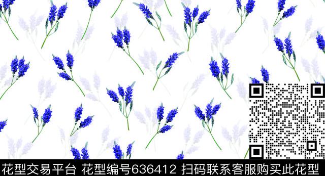 花鸟集花朵花卉数码印花华亿平台下载（图片编号: 636412） - 瓦栏（Walan）