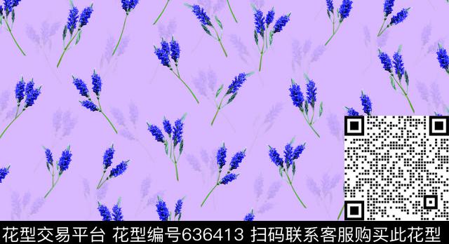 花鸟集花朵花卉数码印花华亿平台下载（图片编号: 636413） - 瓦栏（Walan）