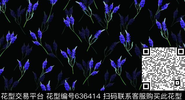 花鸟集花朵花卉数码印花华亿平台下载（图片编号: 636414） - 瓦栏（Walan）