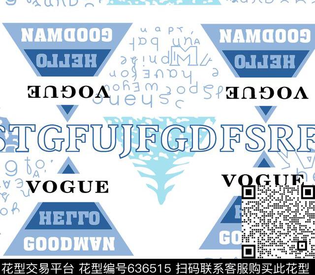 大牌抽象时尚传统印花华亿平台下载（图片编号: 636515） - 瓦栏（Walan）