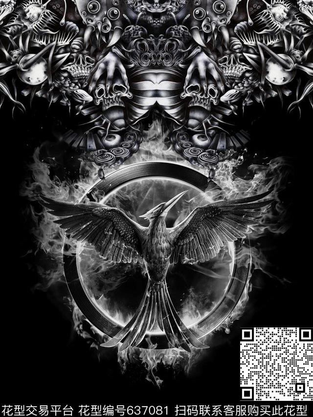 潮流男装数码印花华亿平台下载（图片编号: 637081） - 瓦栏（Walan）