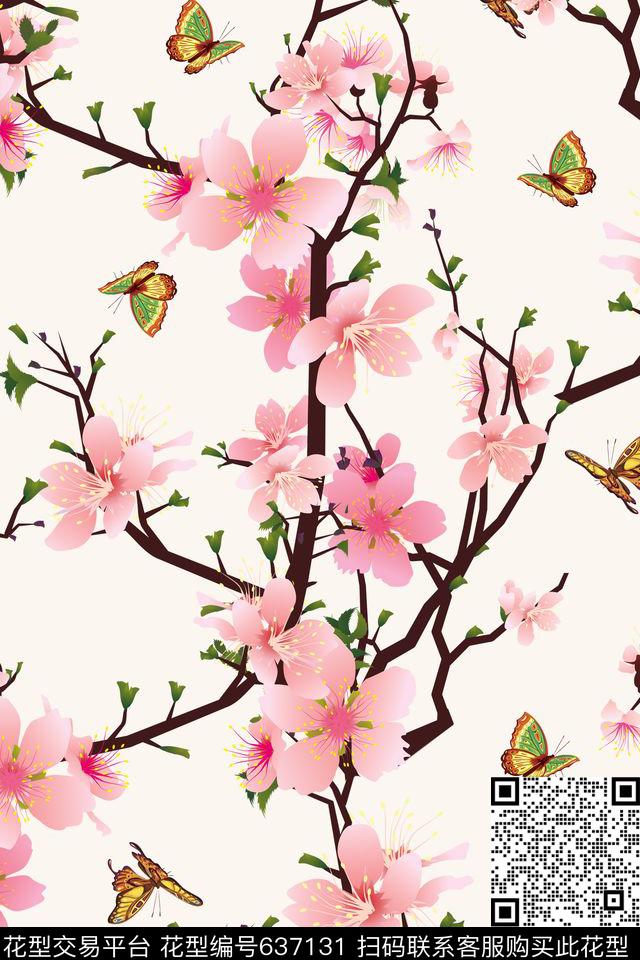 国画民族风中国风数码印花华亿平台下载（图片编号: 637131） - 瓦栏（Walan）