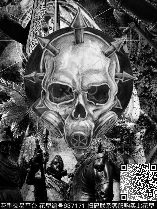 潮流男装数码印花华亿平台下载（图片编号: 637171） - 瓦栏（Walan）