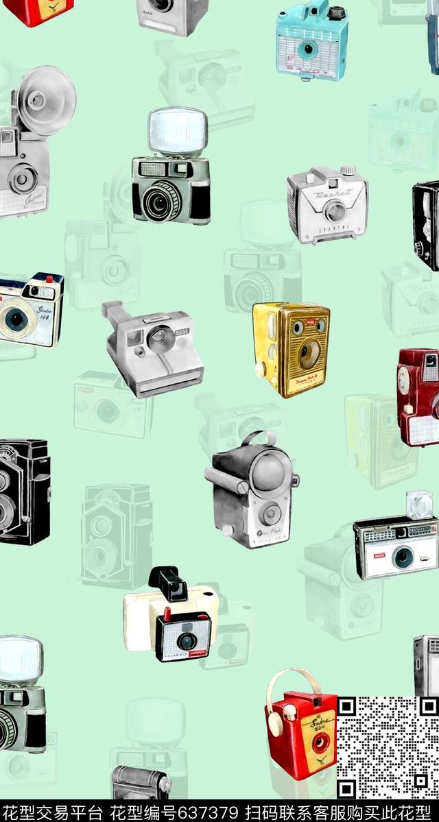 花卉卡通国外手绘花卉数码印花华亿平台下载（图片编号: 637379） - 瓦栏（Walan）