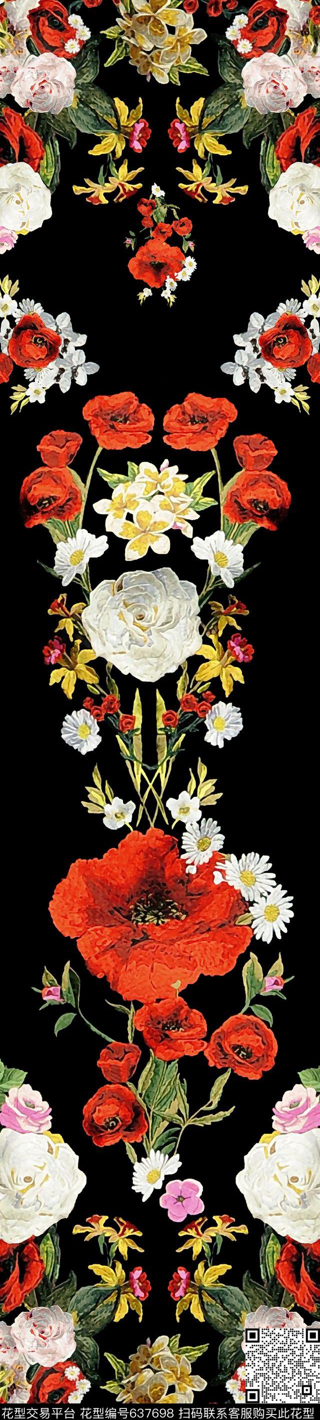 欧美大牌风佩斯利数码印花华亿平台下载（图片编号: 637698） - 瓦栏（Walan）