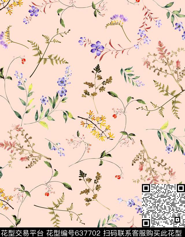 欧美大牌风佩斯利数码印花华亿平台下载（图片编号: 637702） - 瓦栏（Walan）