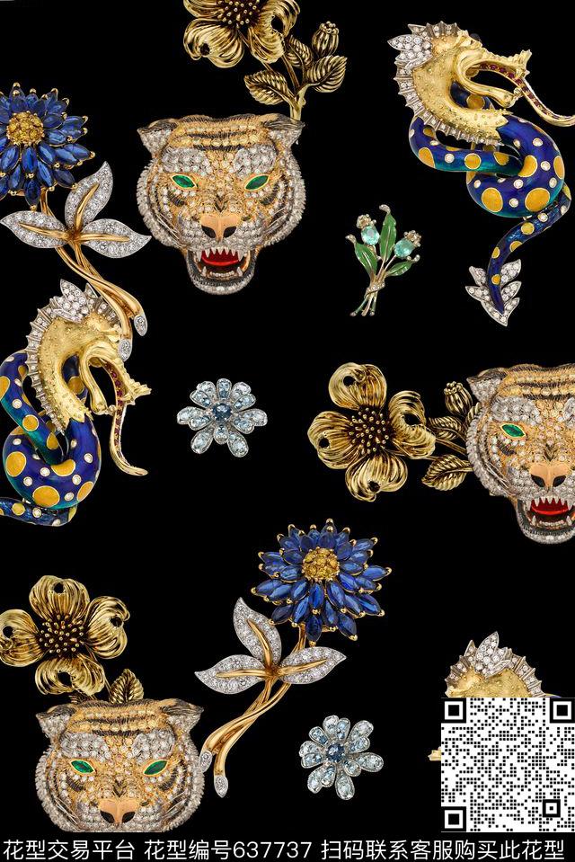 珠宝金属首饰数码印花华亿平台下载（图片编号: 637737） - 瓦栏（Walan）