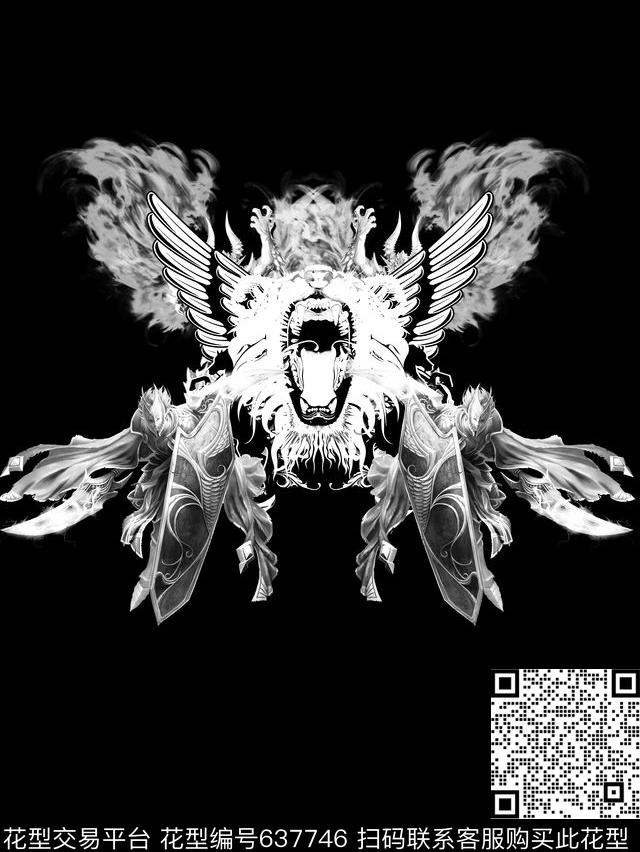 潮流男装数码印花华亿平台下载（图片编号: 637746） - 瓦栏（Walan）