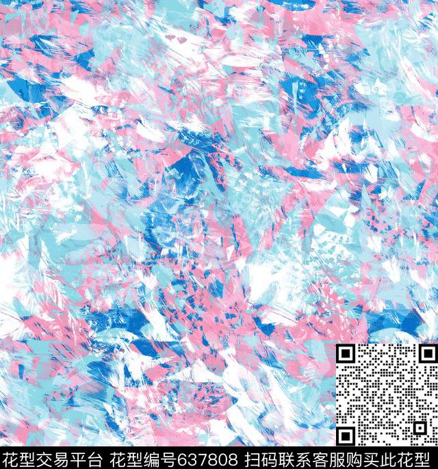 抽象羽毛夹克传统印花华亿平台下载（图片编号: 637808） - 瓦栏（Walan）